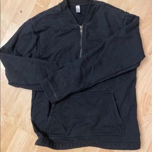 American apparel heavy terry sweater long sleeve